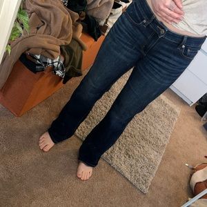 dark wash AEO denim